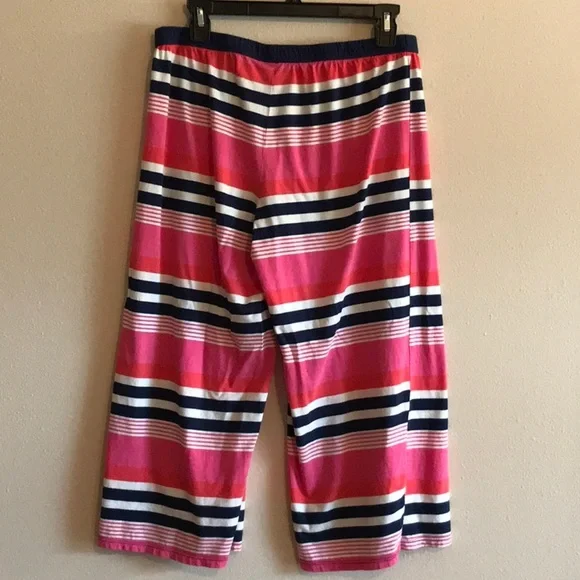 Kate Spade Pink and Navy Striped Pajama Set - Picture 5 of 12